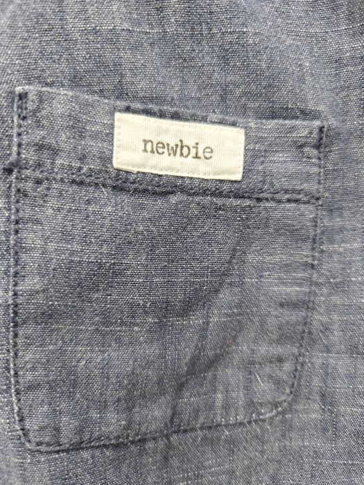 Ogrodniczki cienki jeans newbie 86