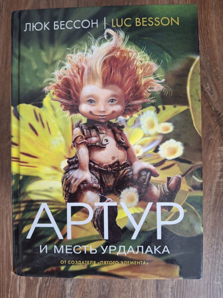 "Артур и минипуты" (4 книги), "Город Цветов" та інші книги.