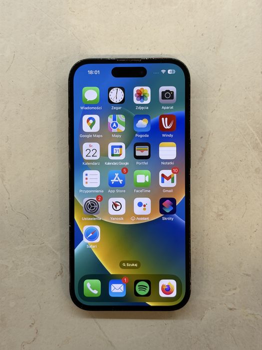 iPhone 14 Pro 128GB – czarny, stan bardzo dobry