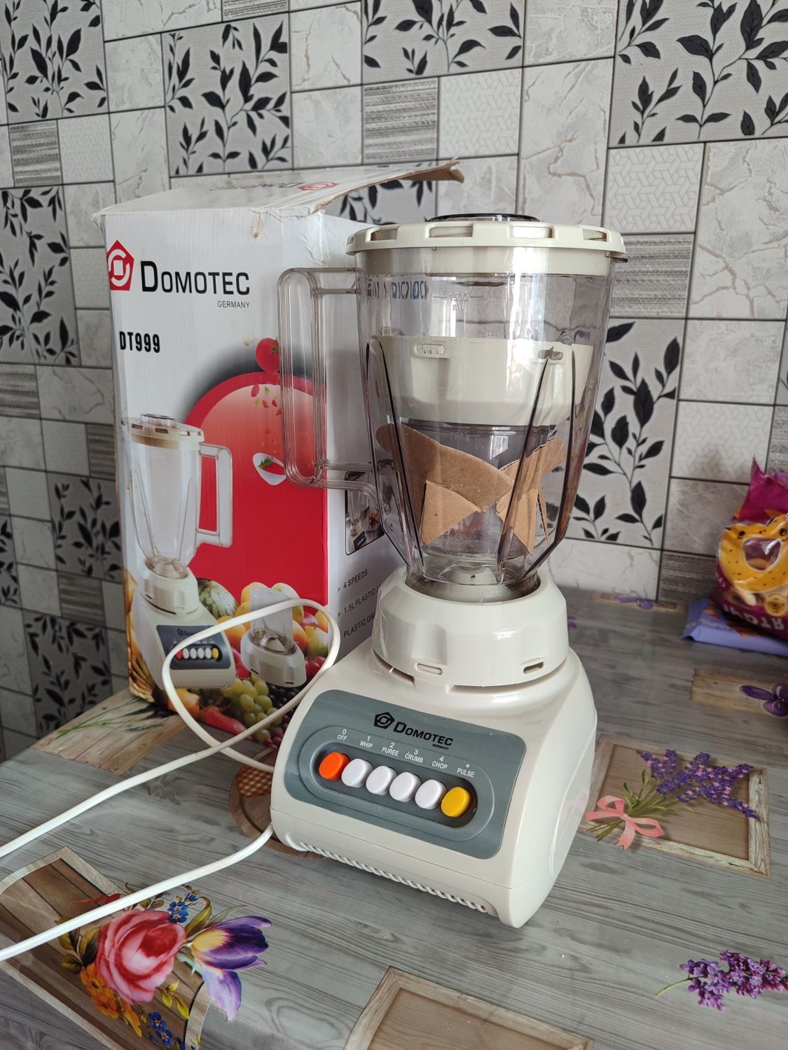 Блендер 2 в 1 Domotec