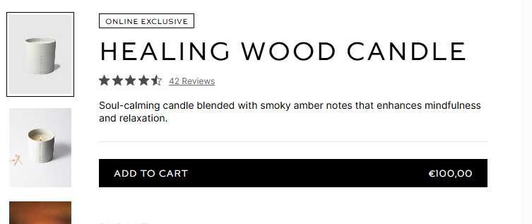 Vela Westman Atelier Healing Wood Candle – PORTES INCLUÍDOS