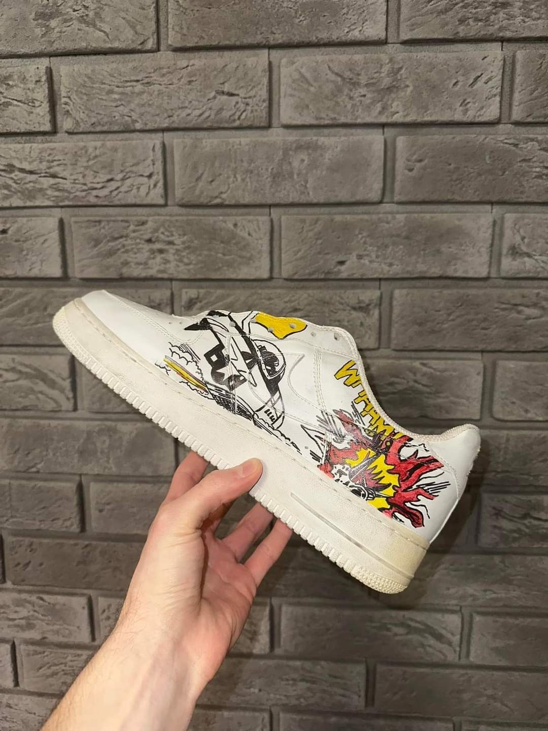 Nike Air Force 1 custom spiderman