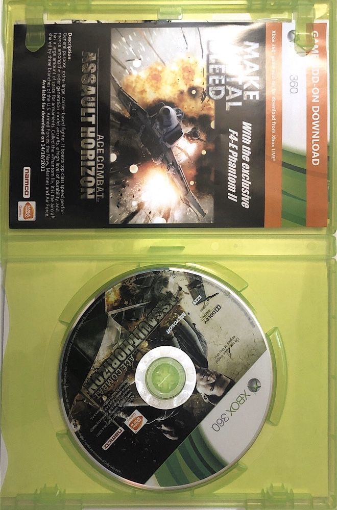 Ace Combat Assault Horizon + game soundtrack