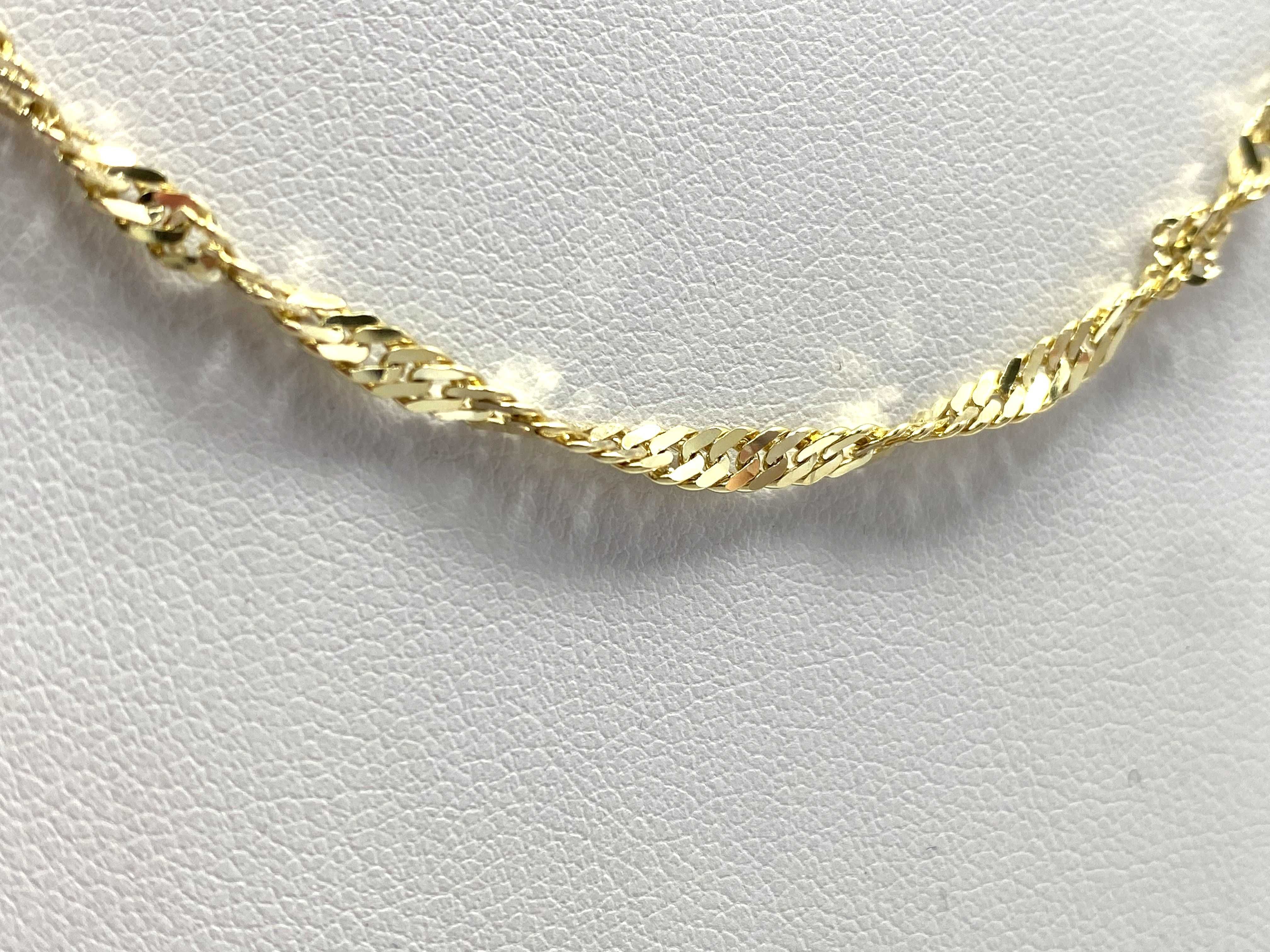 Nienoszony złoty łańcuszek SINGAPUR P585 6,73G 49CM