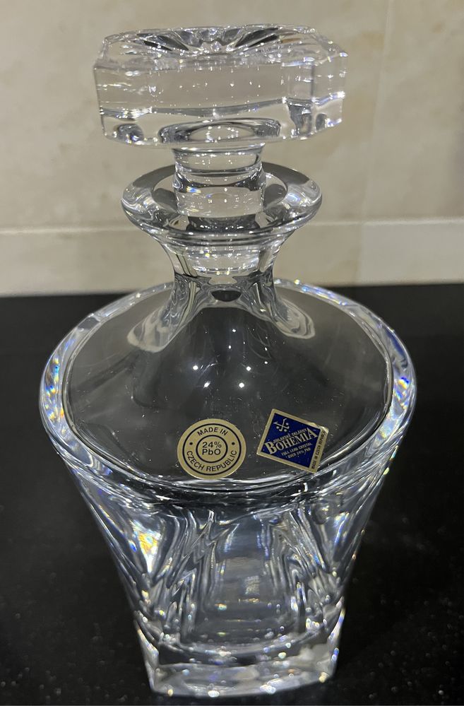 Garrafa cristal Bohemia - Decanter whisky