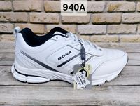 Белые кожаные мужские кроссовки  Bona 41-46p