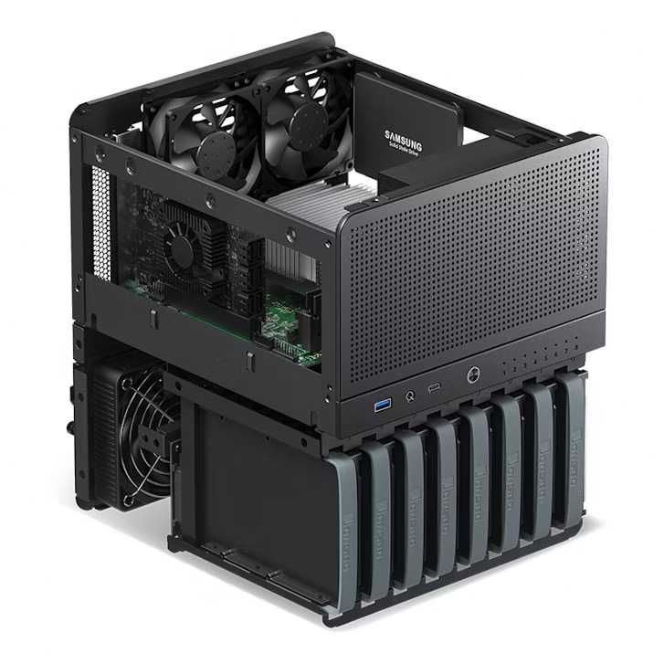 Caixa Mini-ITX Jonsbo N3 Preta