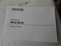 DENON oryginalna instrukcja w j.polskim RCD-M38