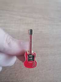 Przypinka Pin Broszka Gitara elektryczna