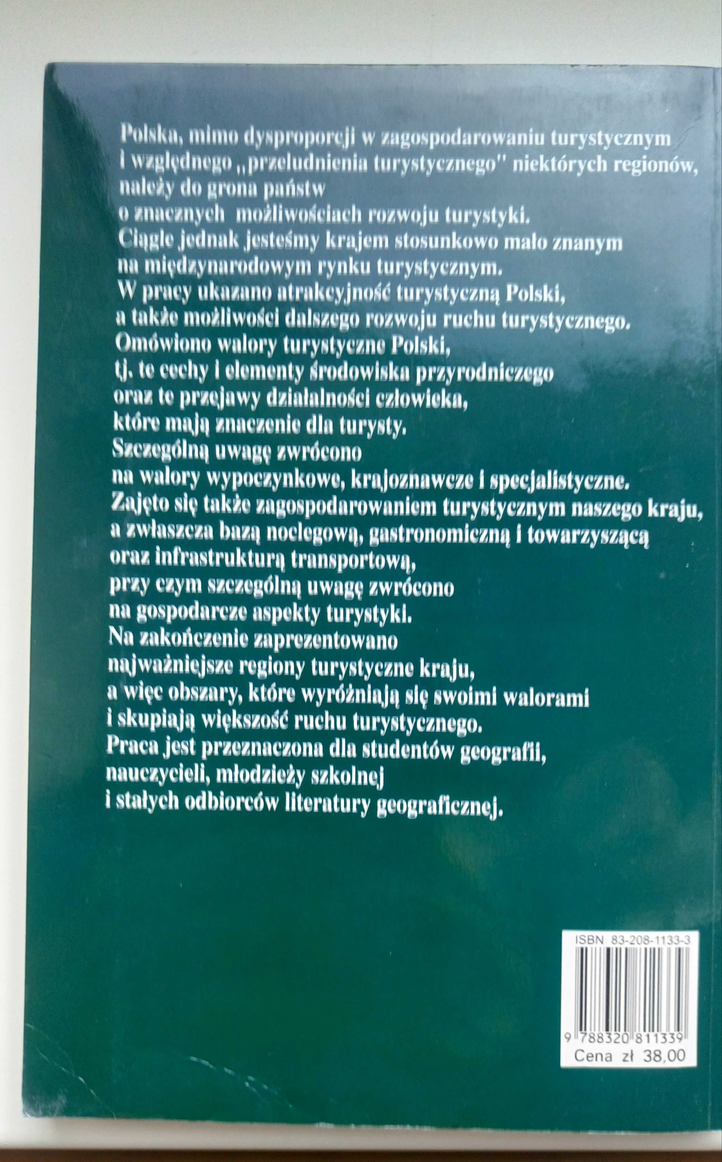 Geografia turystyki Polski, Lijewski, Mikułowski, Wyrzykowski, 1998r.