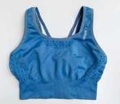 Biustonosz Sportowy Niebieski M 38 Gymshark Stanik Top