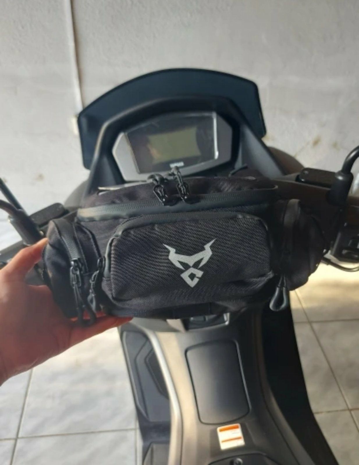 Мотосумка для мотоцикл на руль водонепроницаемая сумка на скутер мото