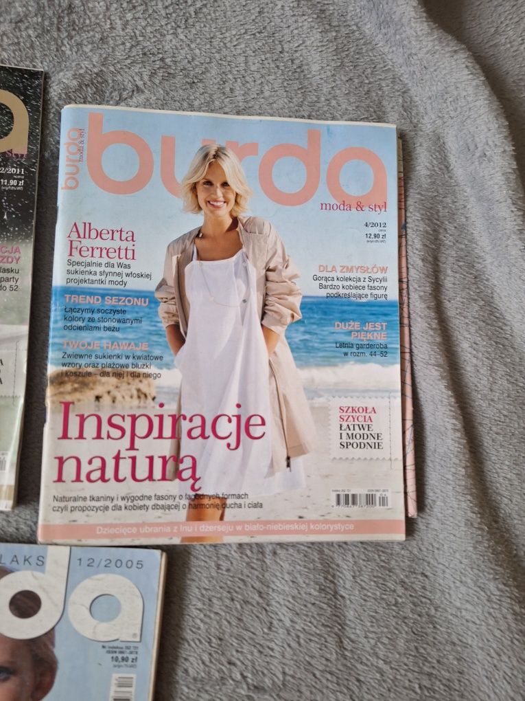 Zestaw gazet krawieckich Burda 5 szt