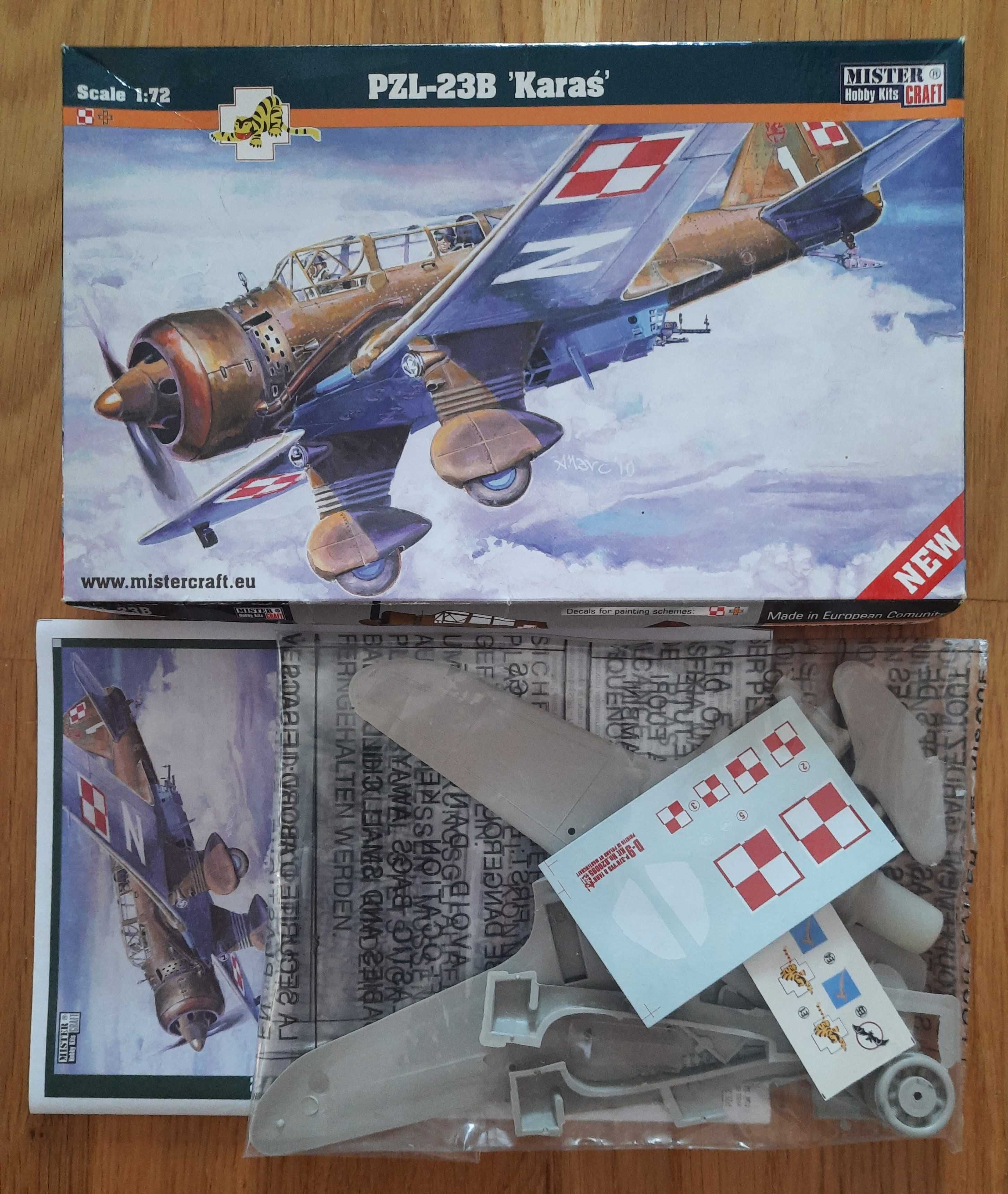 Model do sklejania PZL-23B "Karaś" skala 1/72