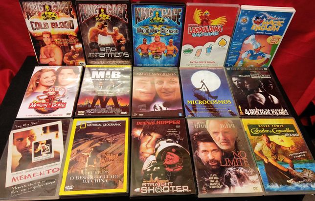 70 DVDs originais varios generos