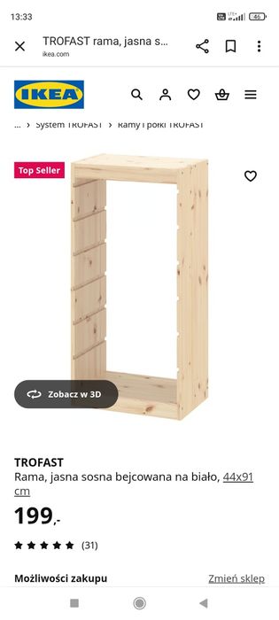 Regał Ikea trofast