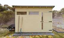 Drewniany domek ogrodowy Hania 3,6x2,4m