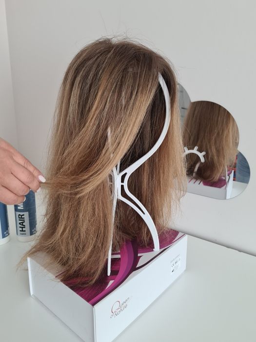 Peruka z włosów naturalnych słowiańskich włosy TERI S Rokoko ombre + k