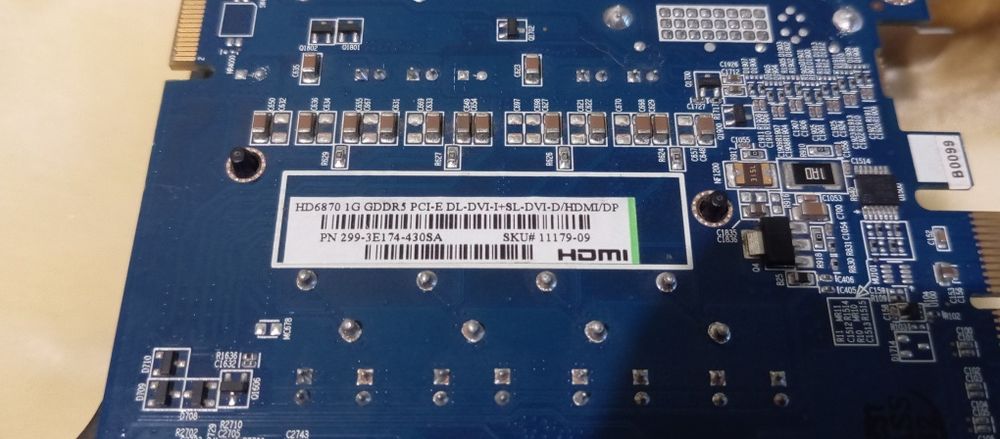 Видеокарта hd6870 1gb