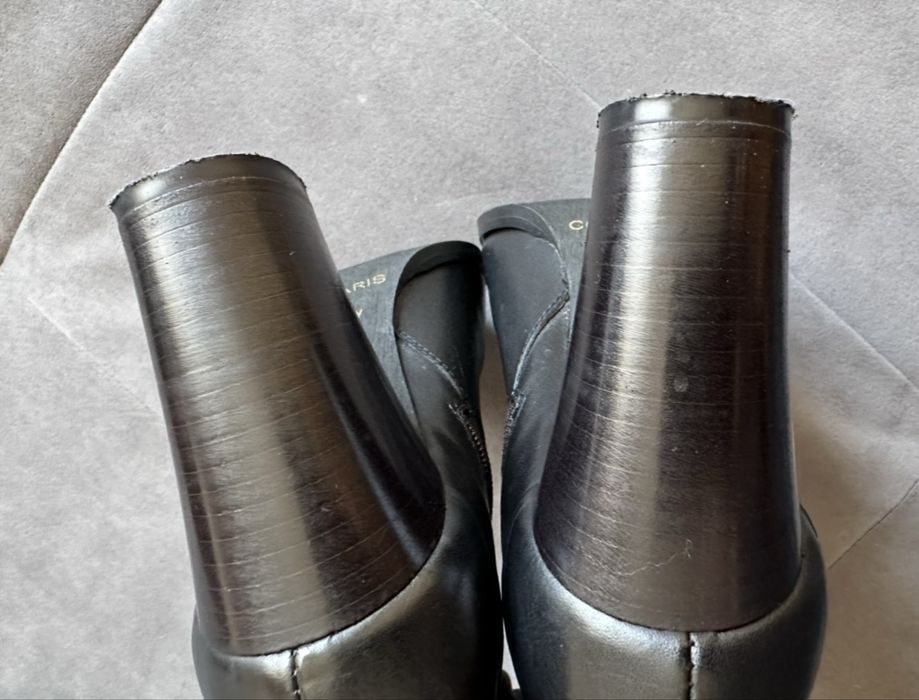 Чоботи Cosmoparis жіночі шкіряні чорні розмір 38