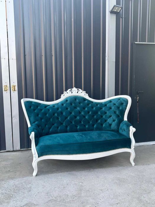 Kanapa sofa Ludwik antyk po renowacji