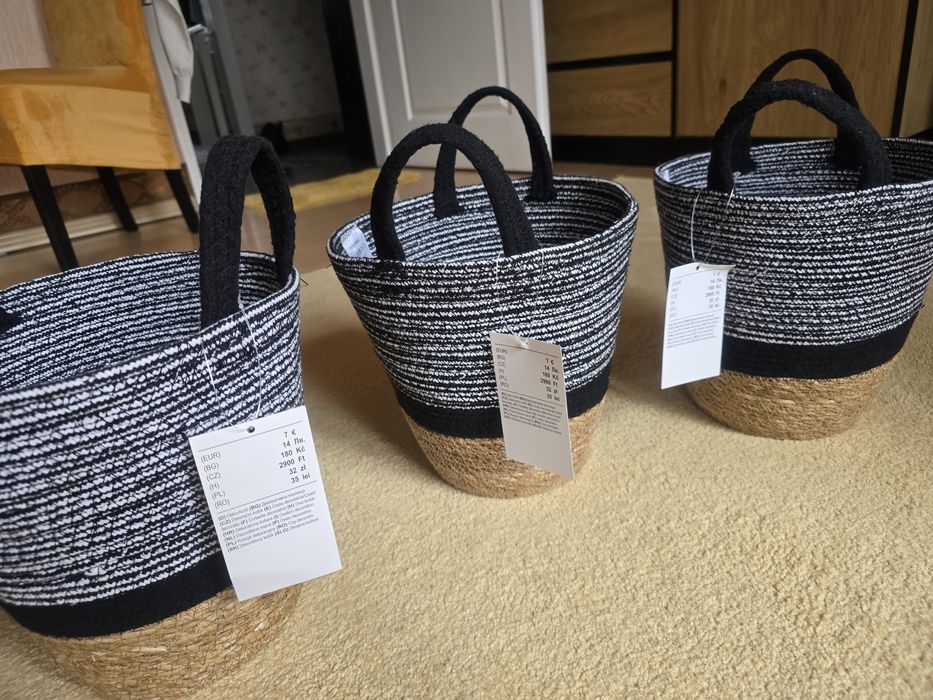 Tanio 3 koszyki nowe