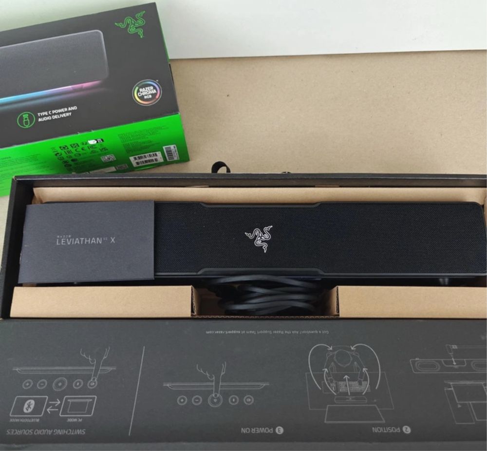Coluna razer leviathan v2x