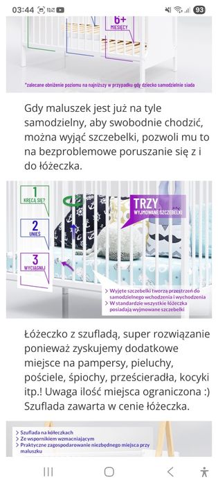 Białe łóżeczko 70x140 dla niemowlaka, dziecka, typu domek, Piętrus