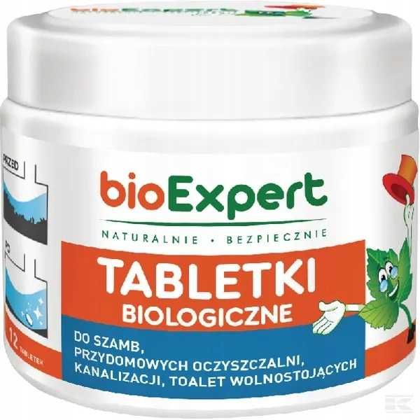 BioExpert musujące Tabletki do szamb i oczyszczalni 12 sztuk