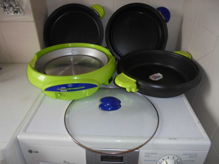 Grelhador Multi Gril 3 em 1 novo lindo