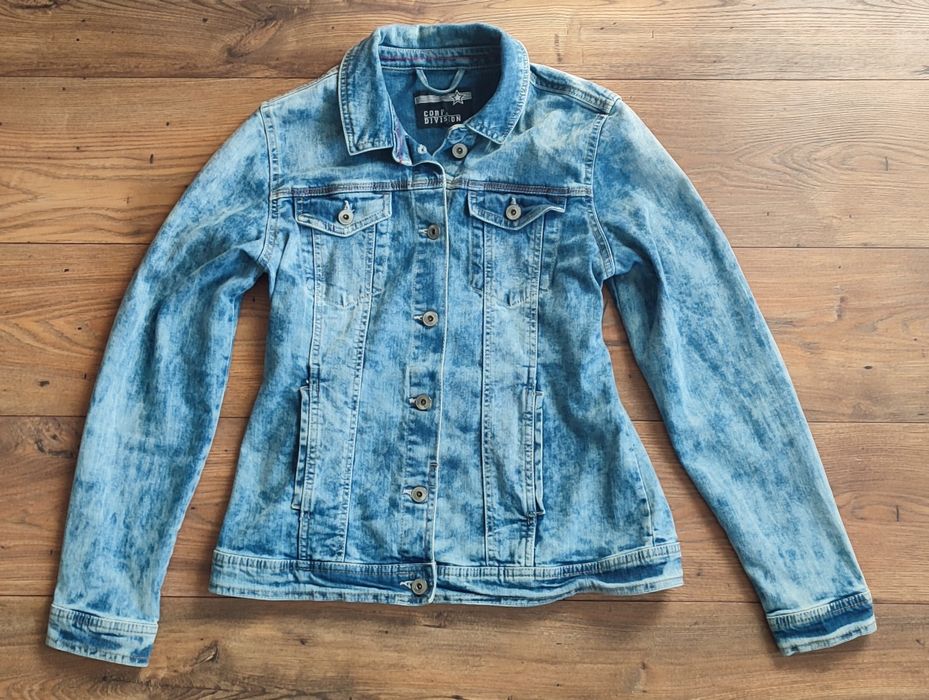 Jeansowa kurtka damska old school retro vintage jeans