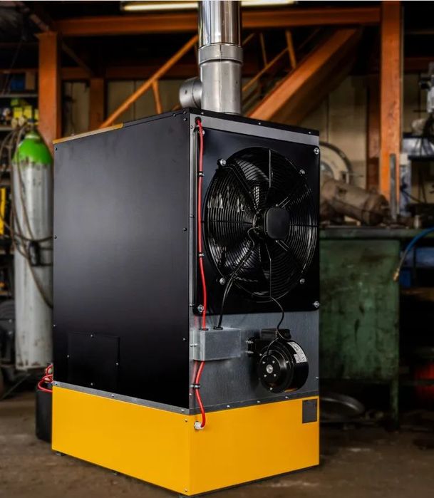 Nagrzewnica powietrza na olej z nadmuchem MTM Ecowarm 30–52 RF stacjonarna