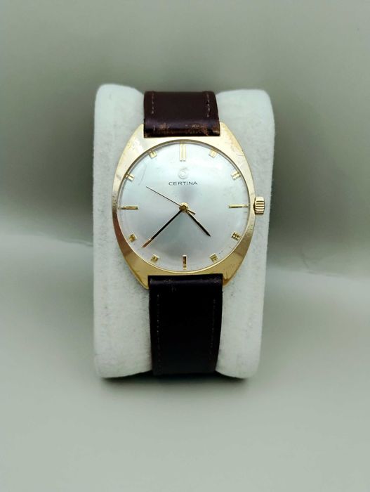 CERTINA męski zegarek mechaniczny do garnituru Au