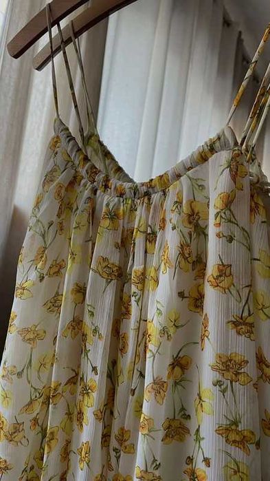 Blusa às flores amarelas - Mango