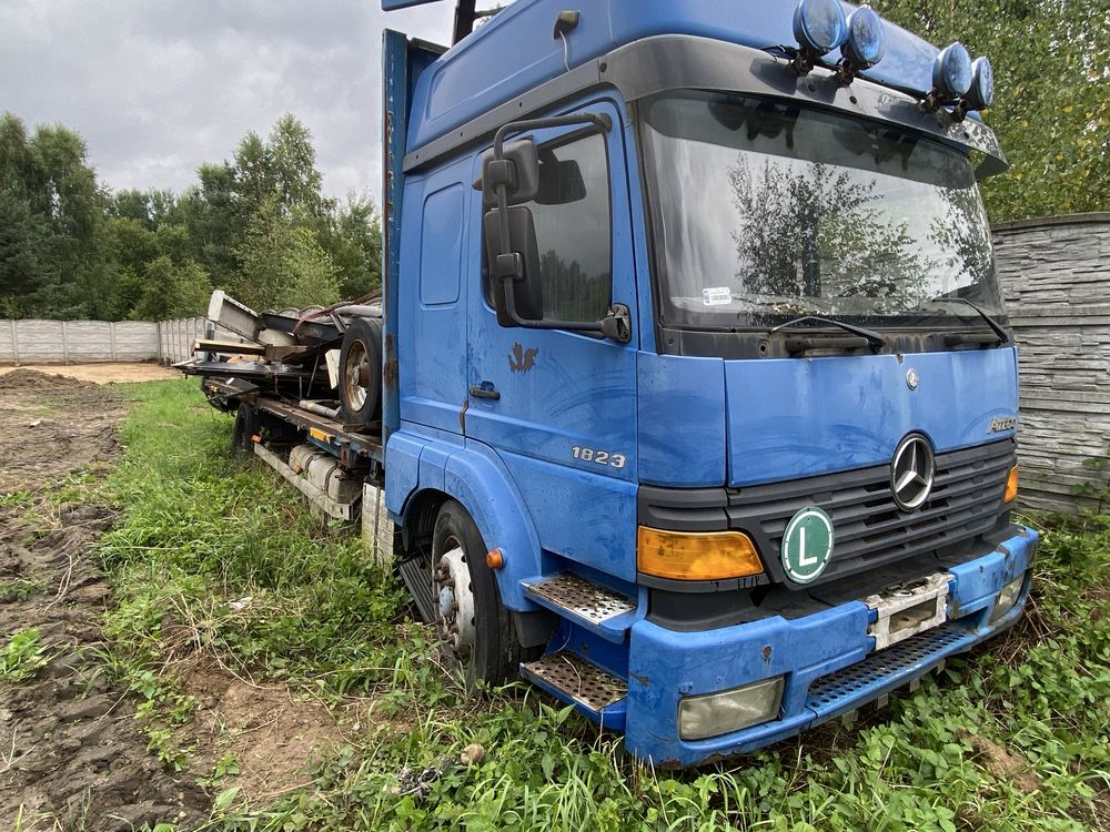 Mercedes Atego 1823 goła rama zwolnica duża skrzynia