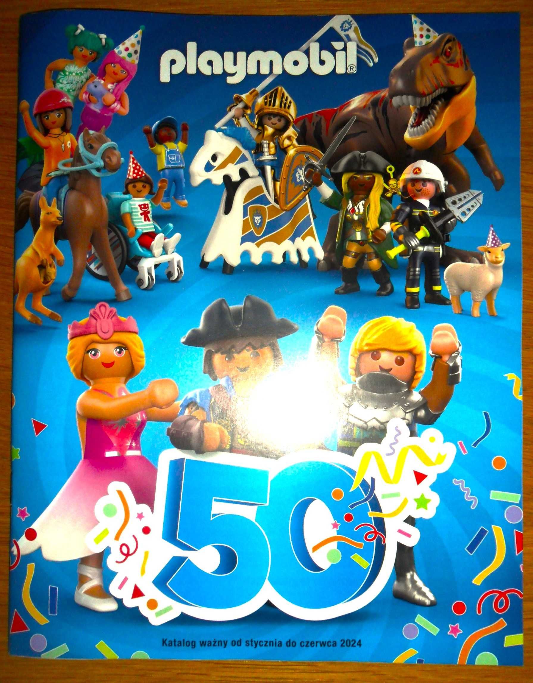 Katalogi Playmobil 2019 - 2024 unikatowy komplet okazja