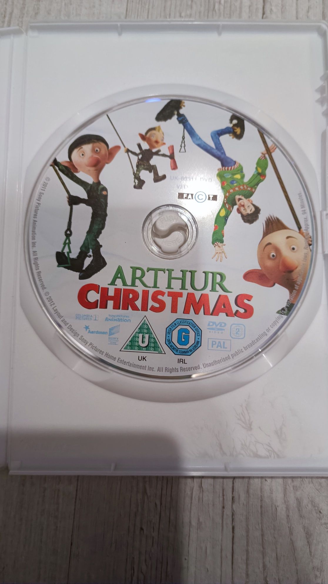 Płyta  DVD Arthur Christmas język angielski