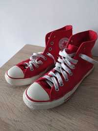 Trampki converse czerwone kultowe wysokie