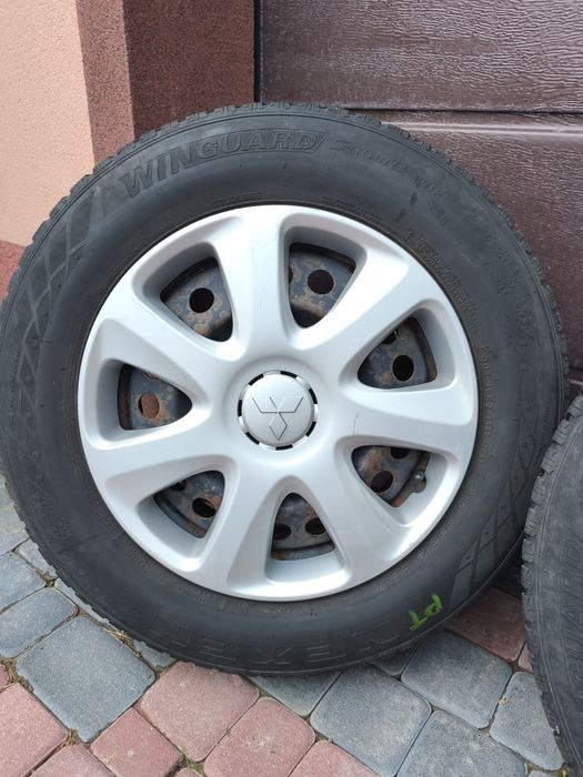 Kola Mitsubishi ASX zimowe stalowe + kolpaki 215/65R16 98H