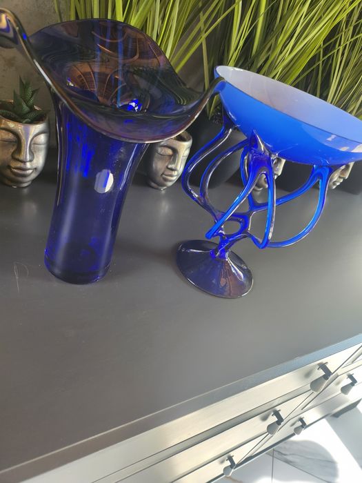 Wazon z patera chabrowy