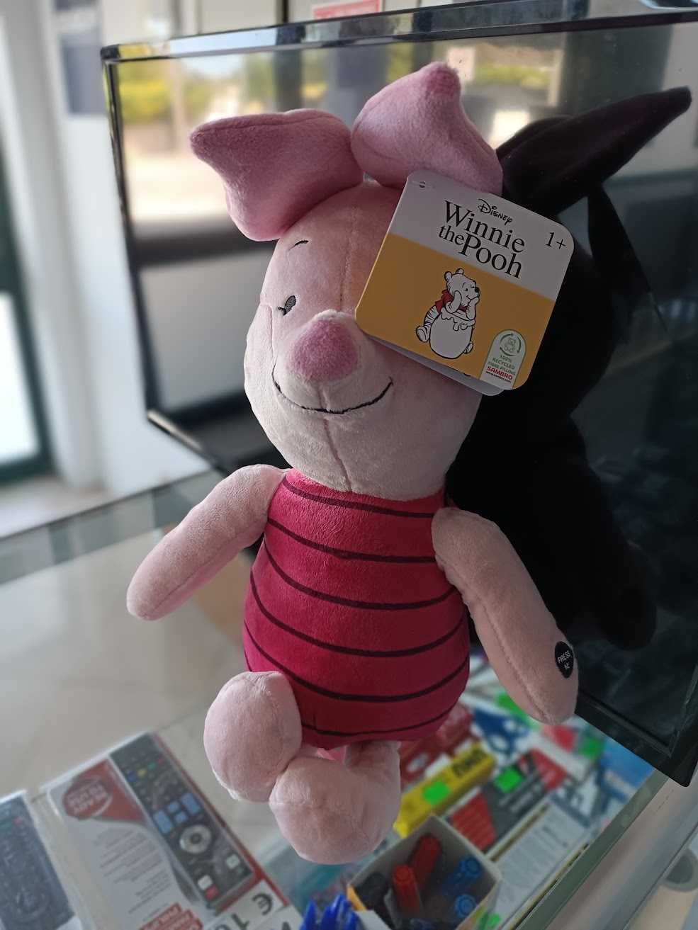 Peluche Piglet Winnie the Pooh 40cm/30cm com som