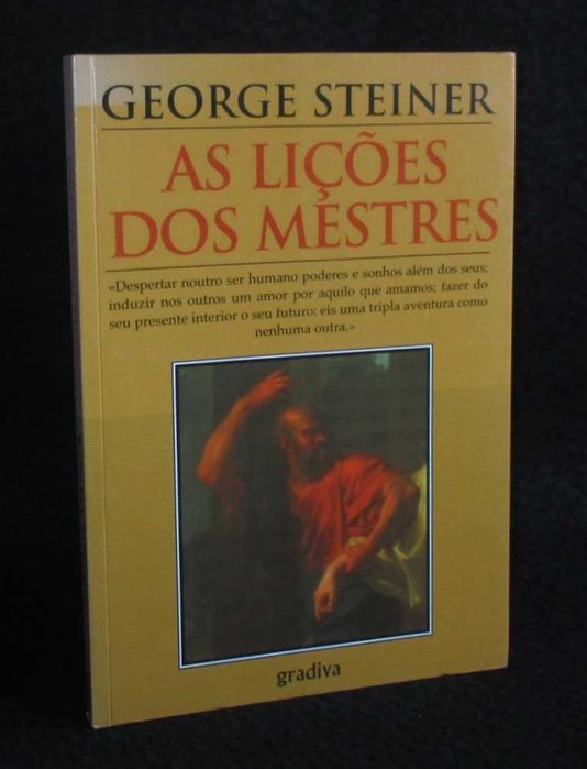 Livro As Lições dos Mestres George Steiner