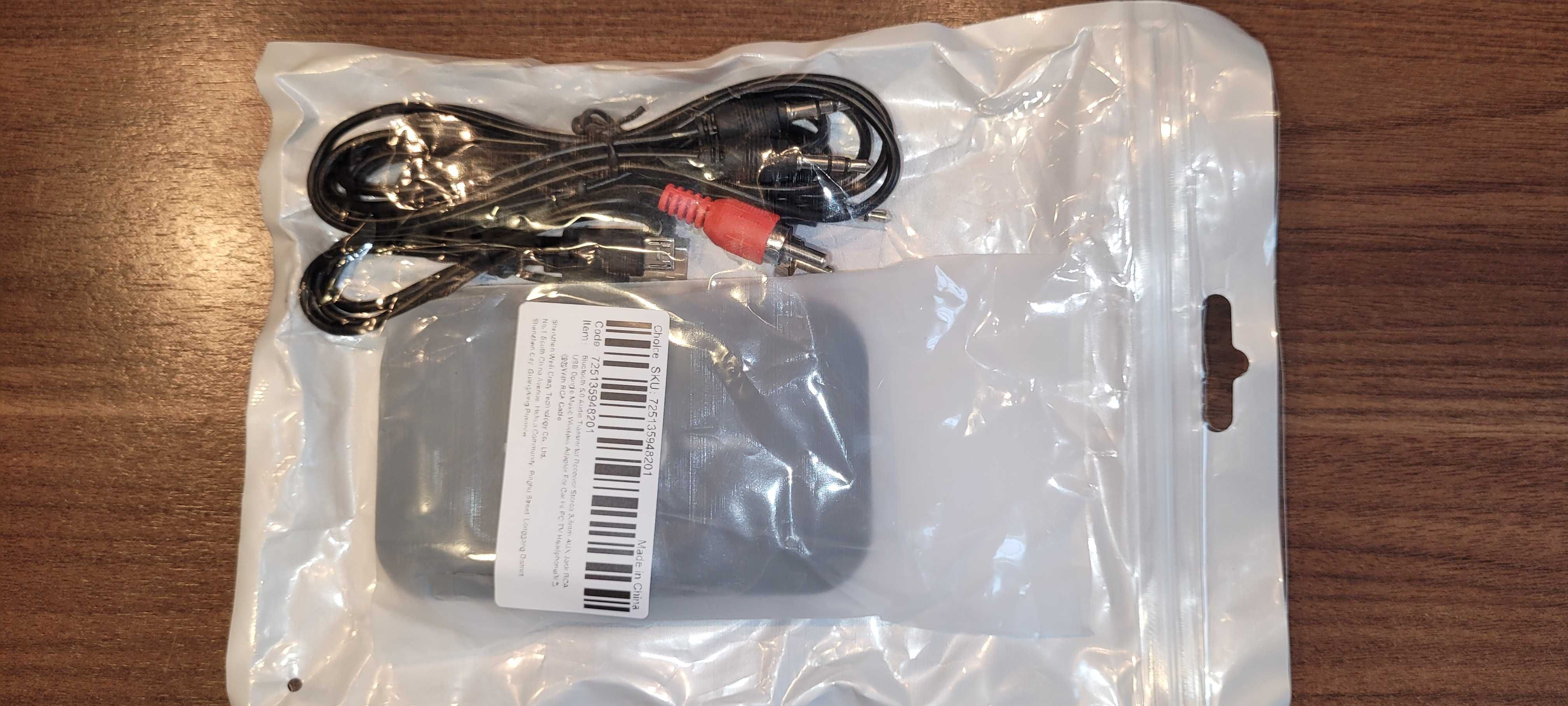 Transmiter bluetooth 5.0 adapter nadajnik - odbiornik.