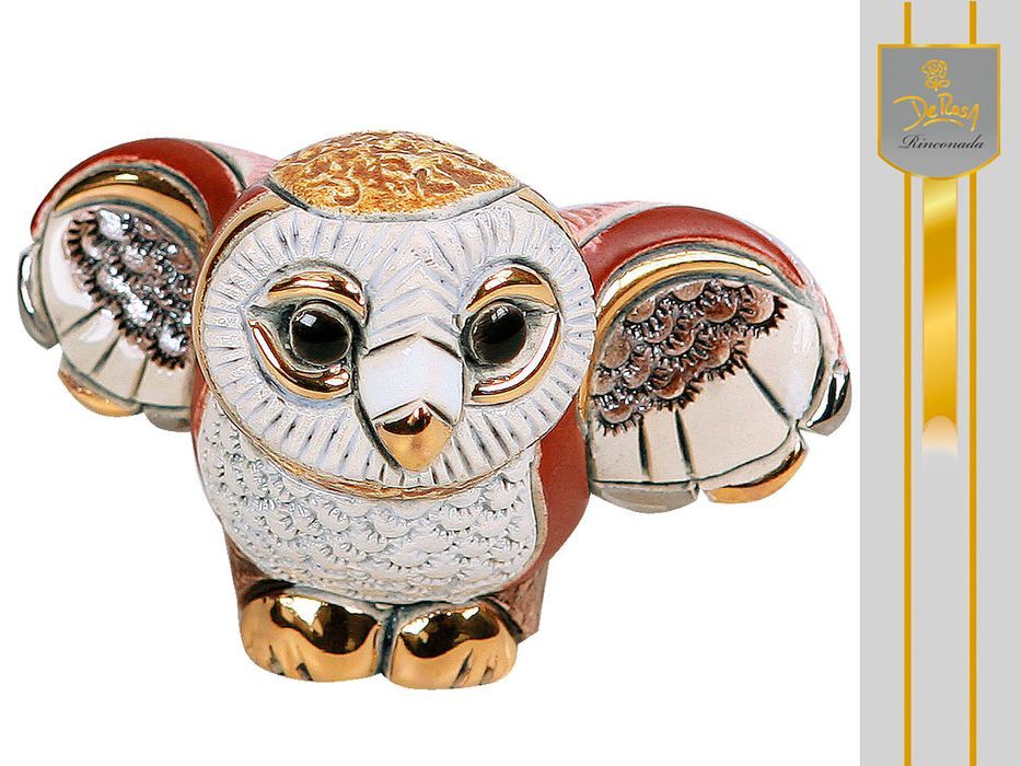 Sówka - porcelana ręcznie malowana