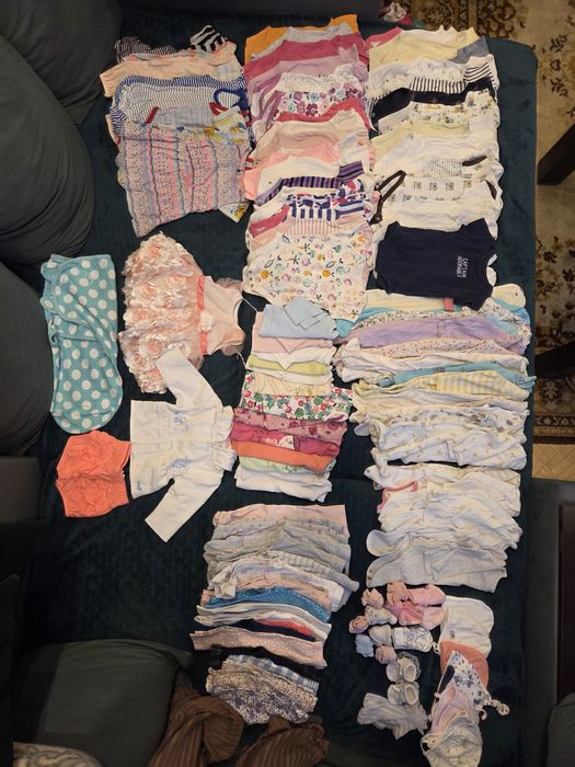 Ponad 100 ubranek dla dziewczynki 50/68 Wiosna/Lato