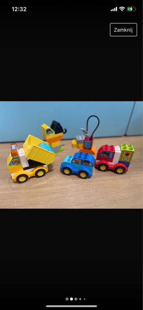 Lego duplo moje pierwsze pojazdy