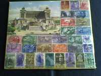 Colecção limitada de 30 selos de Itália