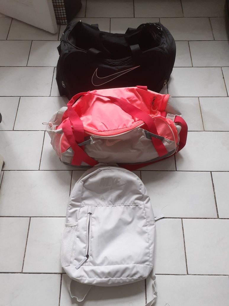 3 torby Nike plecak torba na trening