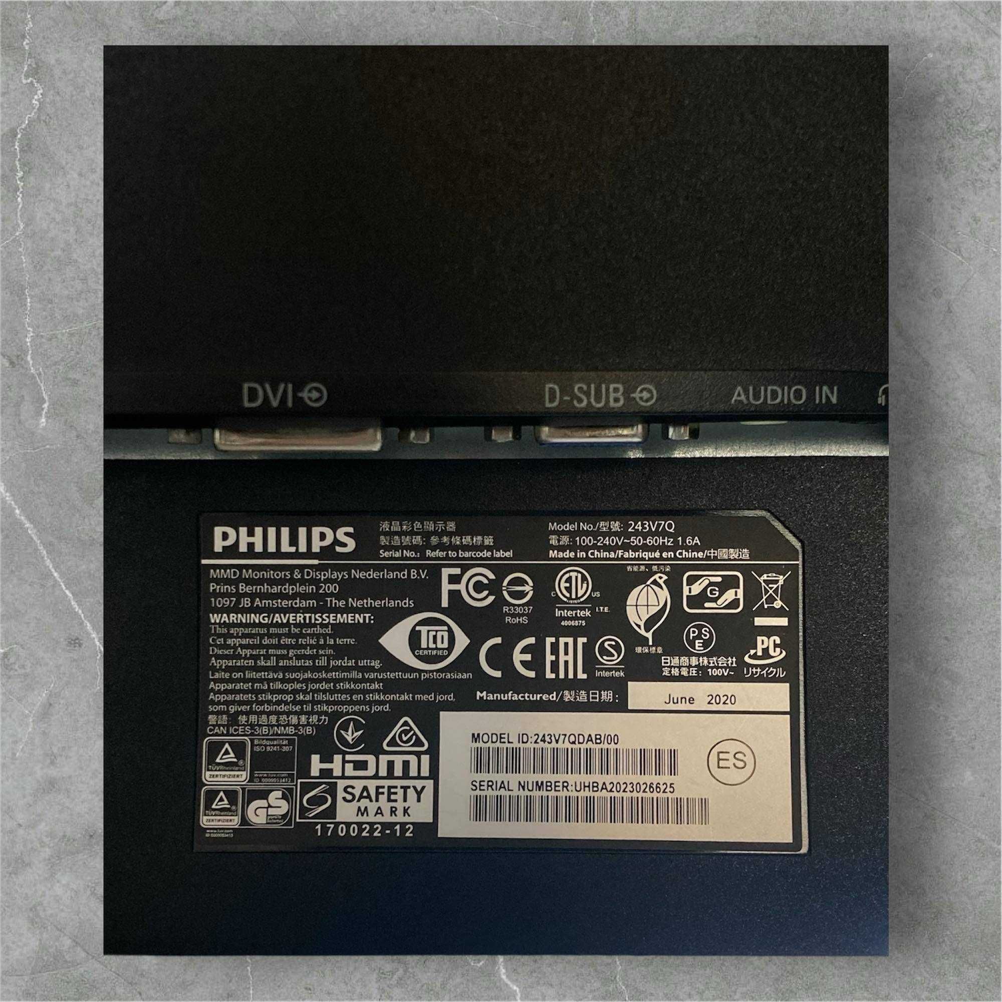 Monitor Philips 243V7QDAB/00