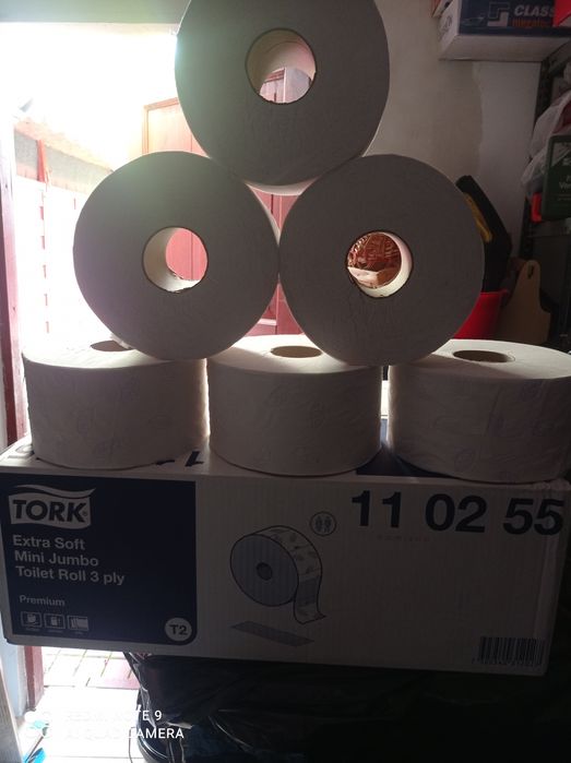 Papier toaletowy Tork Exstra Soft.  Mini Jumbo 11 02 55